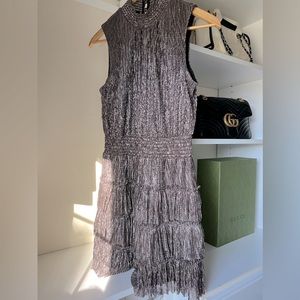 1. State short metallic dress size Medium. Nearly brand new.